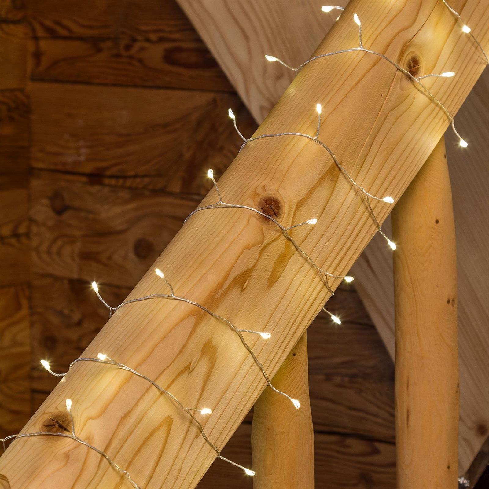 Luci di Natale catena luminosa con micro led decorazione da esterno 12 mt - 13