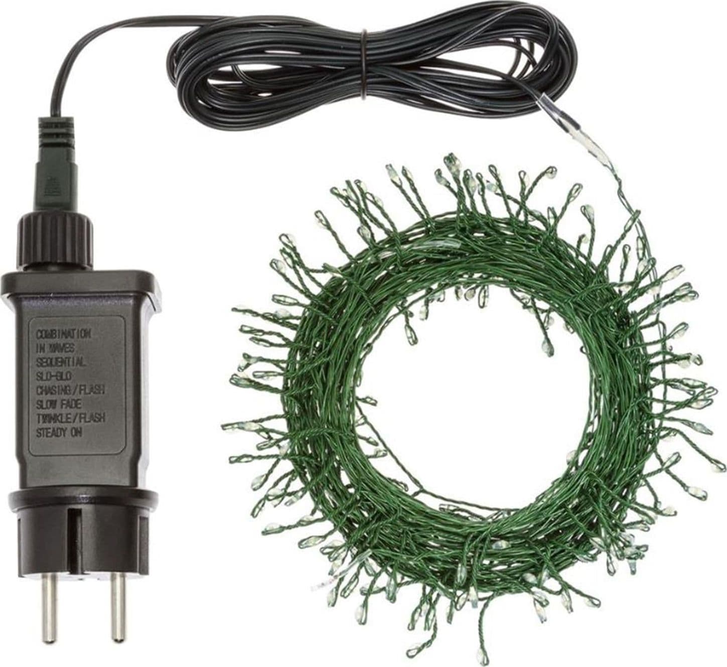 Luci di Natale catena luminosa con micro led decorazione da esterno 12 mt - 17