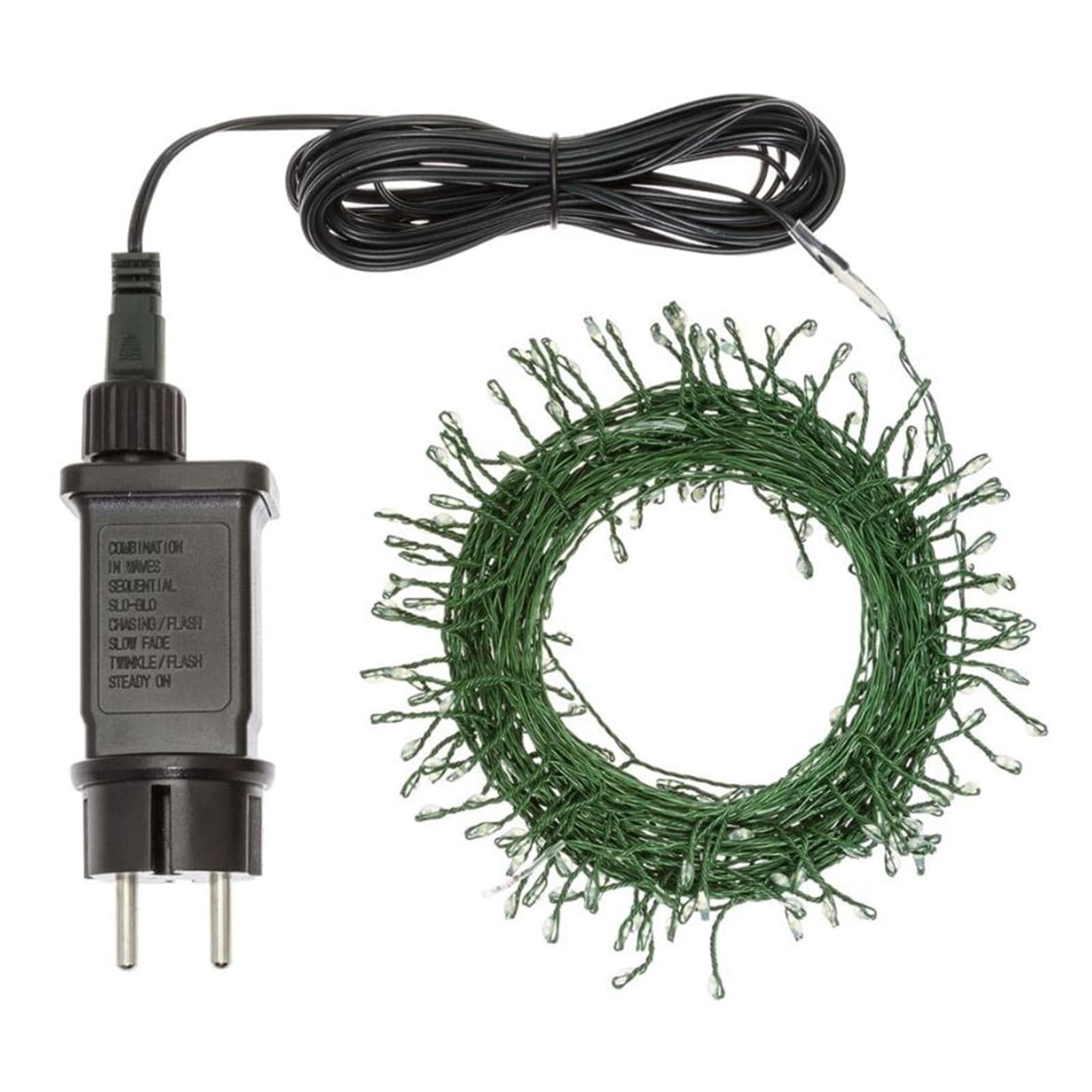 Luci di Natale catena luminosa con micro led decorazione da esterno 12 mt - 17