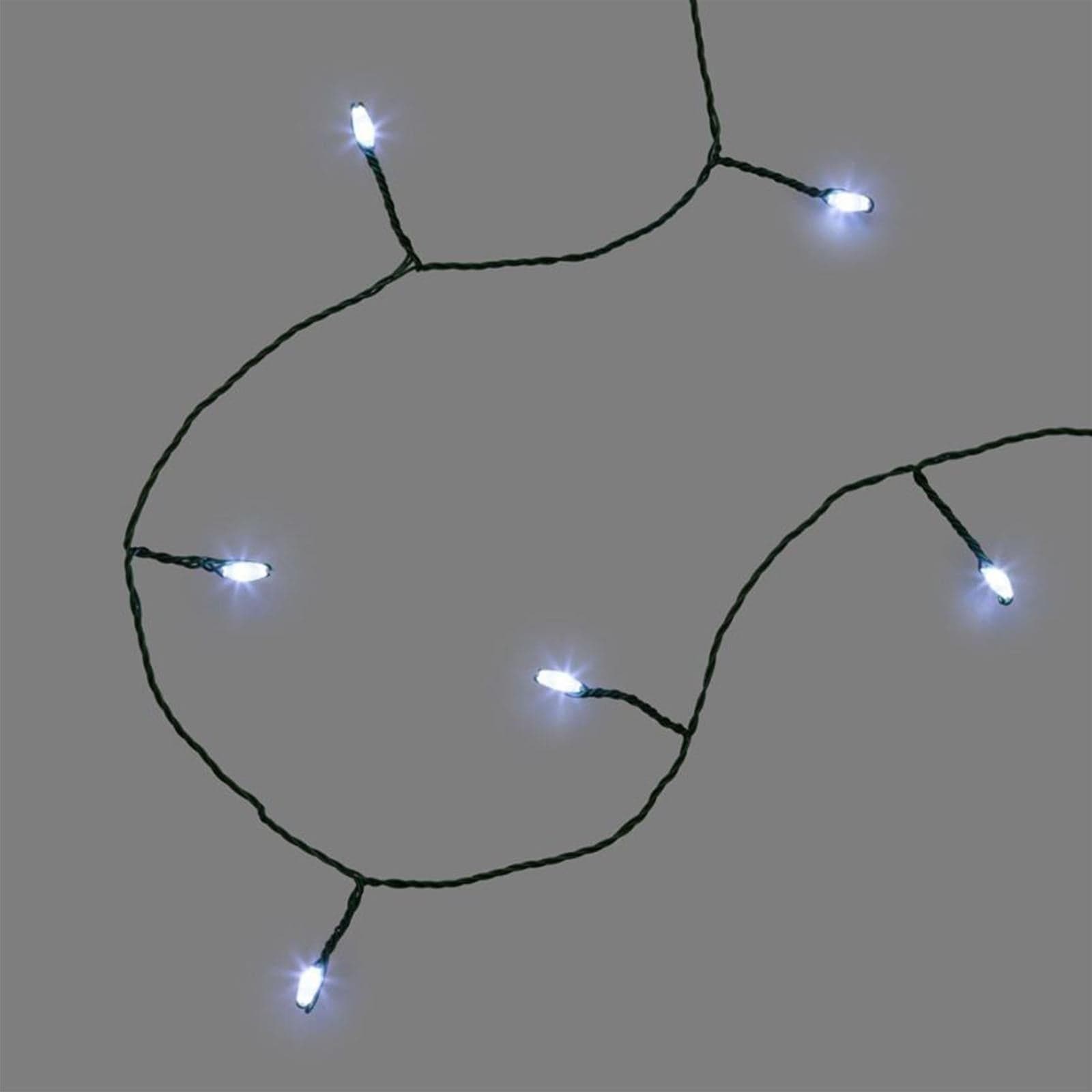 Luci di Natale catena luminosa con micro led decorazione da esterno 12 mt - 5