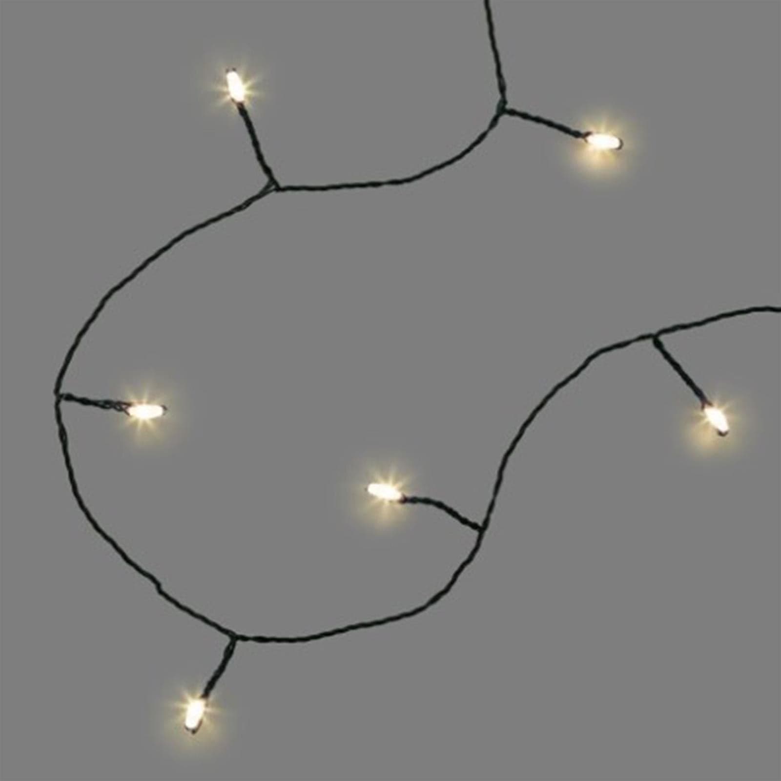 Luci di Natale catena luminosa con micro led decorazione da esterno 12 mt - 6