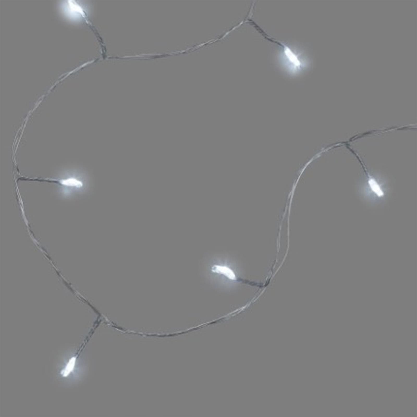 Luci di Natale catena luminosa con micro led decorazione da esterno 12 mt - 7
