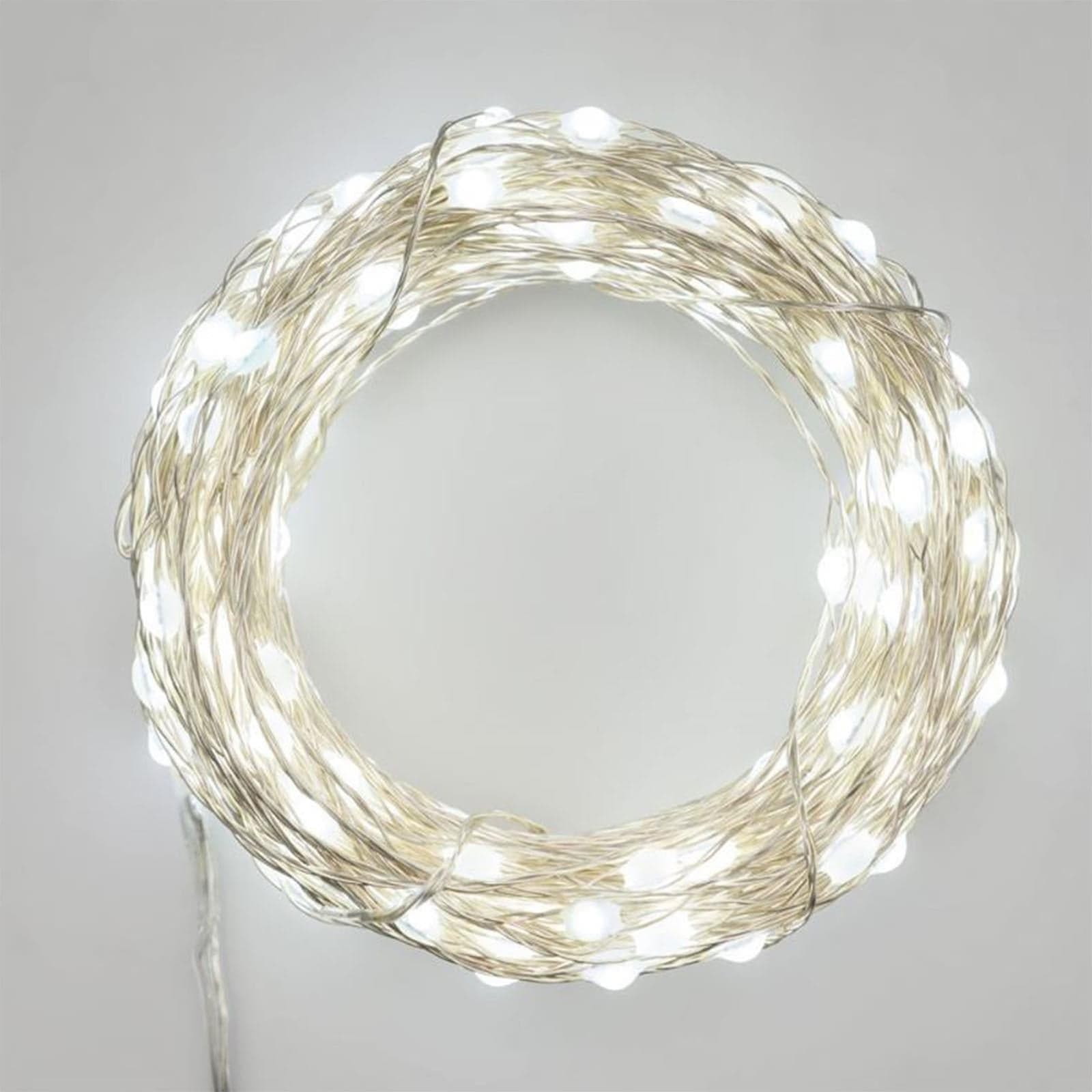 Luci di natale catena con 200 Maxi-Micro Led e filo in metallo per interno ed esterno 20 mt - 2