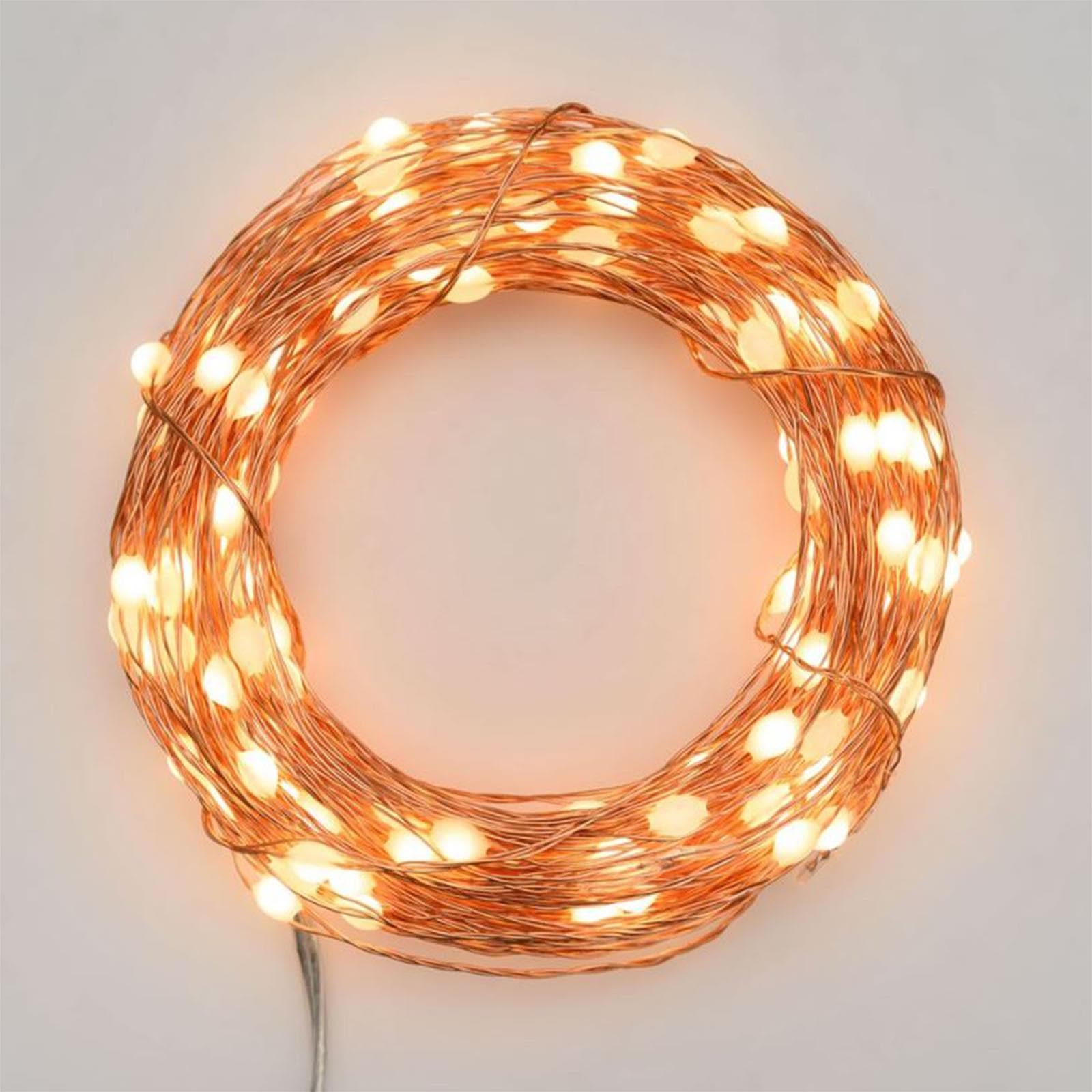 Luci di natale catena con 200 Maxi-Micro Led e filo in metallo per interno ed esterno 20 mt - 12