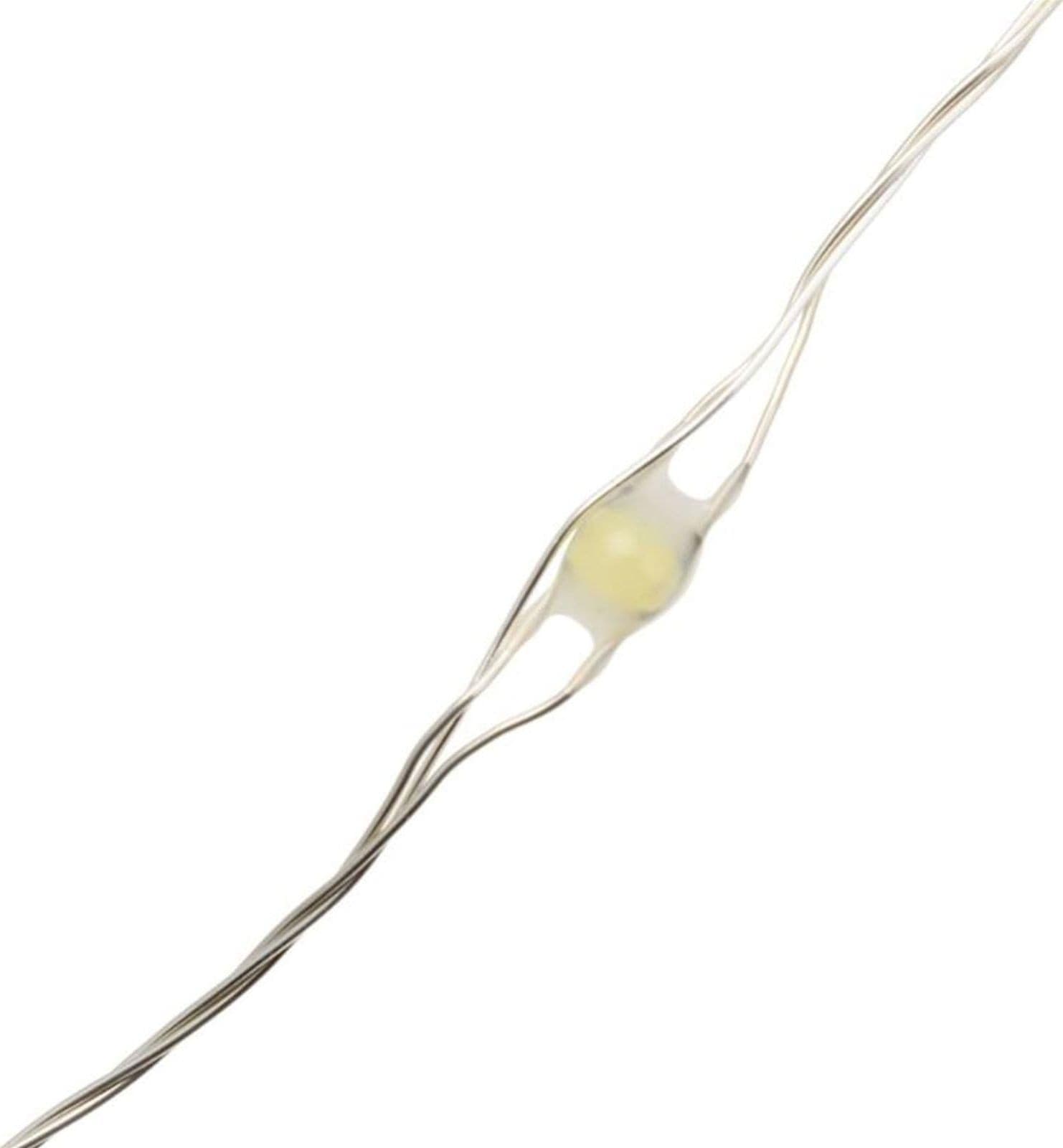 Luci di natale catena con 200 Maxi-Micro Led e filo in metallo per interno ed esterno 20 mt - 5