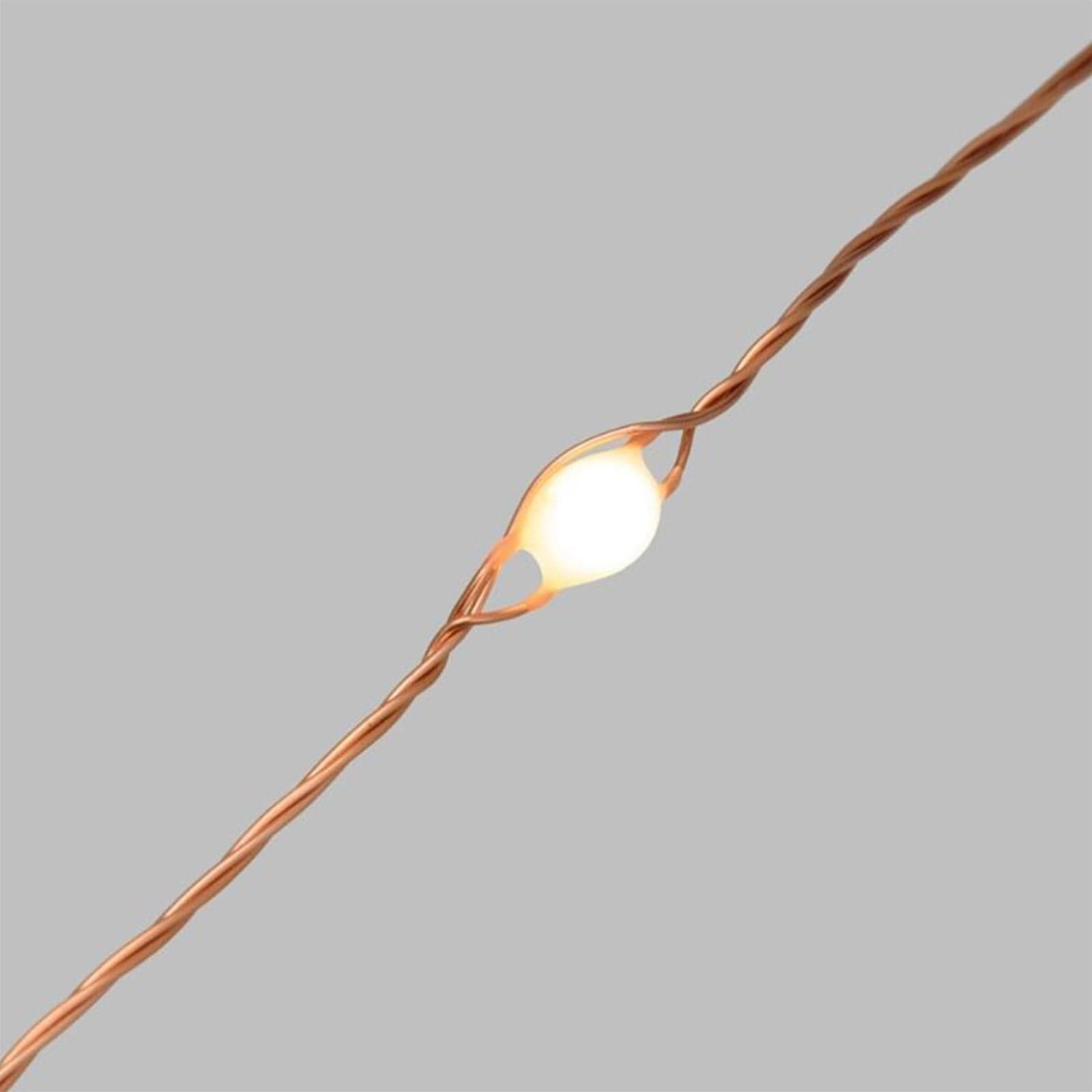 Luci di natale catena con 200 Maxi-Micro Led e filo in metallo per interno ed esterno 20 mt - 8