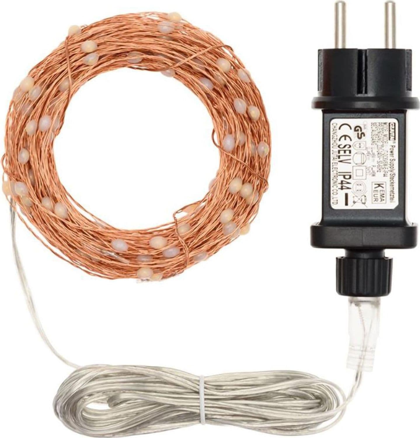 Luci di natale catena con 200 Maxi-Micro Led e filo in metallo per interno ed esterno 20 mt - 10
