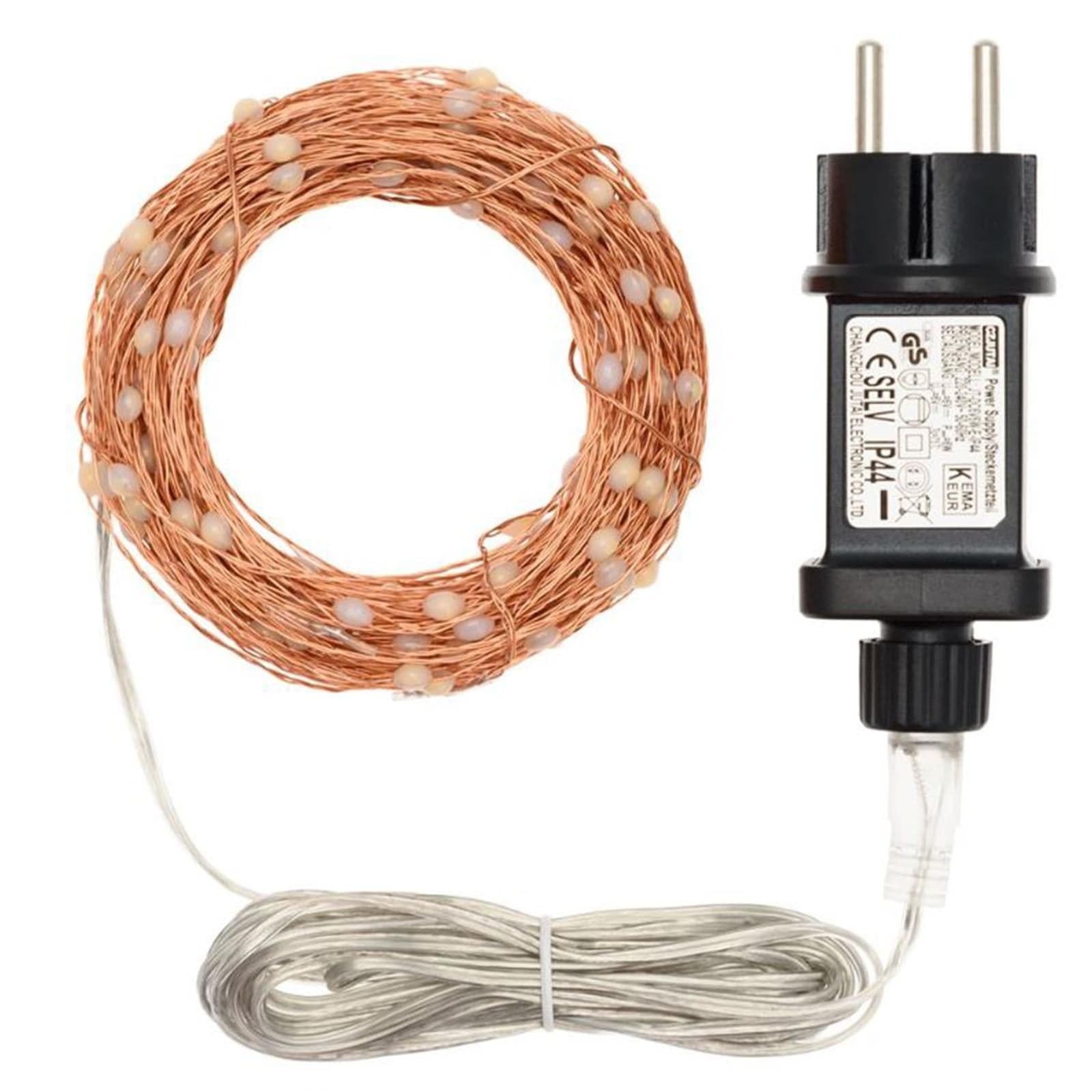 Luci di natale catena con 200 Maxi-Micro Led e filo in metallo per interno ed esterno 20 mt - 10