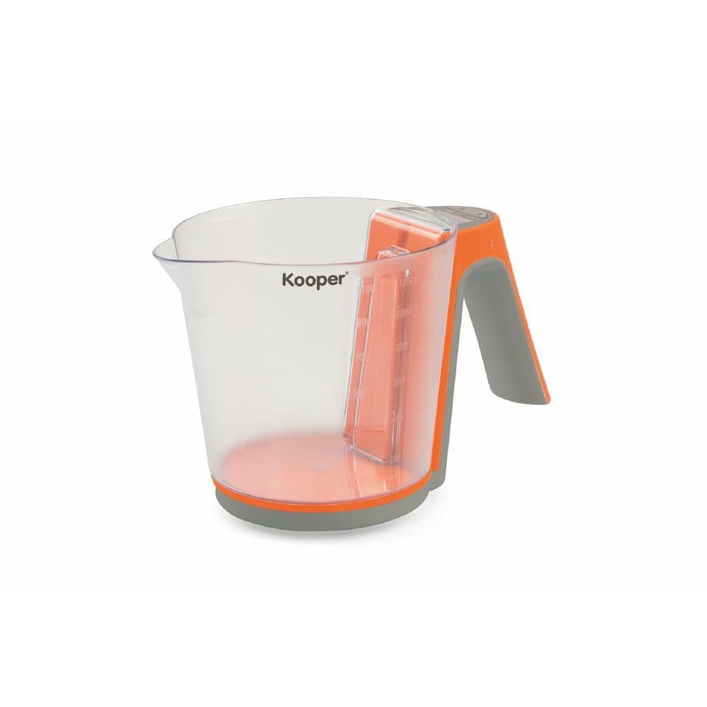 Bilancia digitale da cucina con brocca graduata e ampio display di controllo, massimo 12 litri