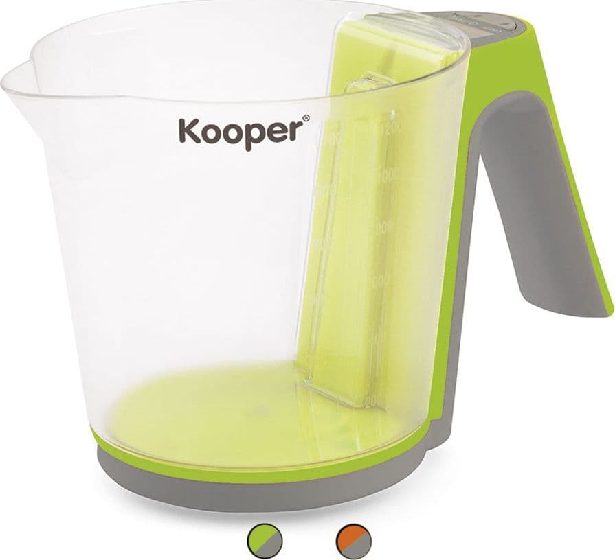 Bilancia digitale da cucina con brocca graduata e ampio display di controllo, massimo 12 litri - 5
