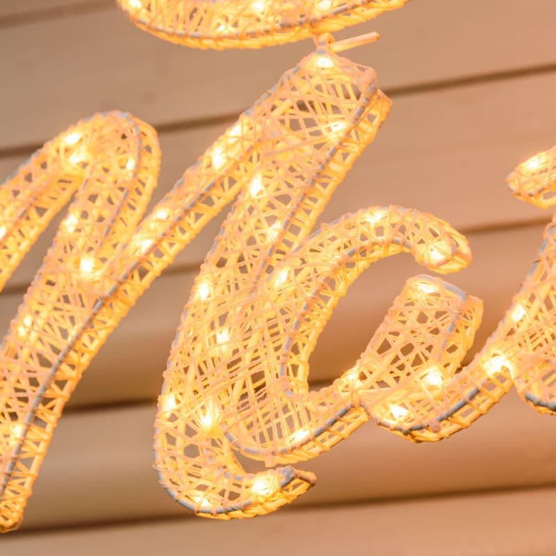 Buon Natale 3D con pixel MicroLed traditional per decorazioni natalizie - 3
