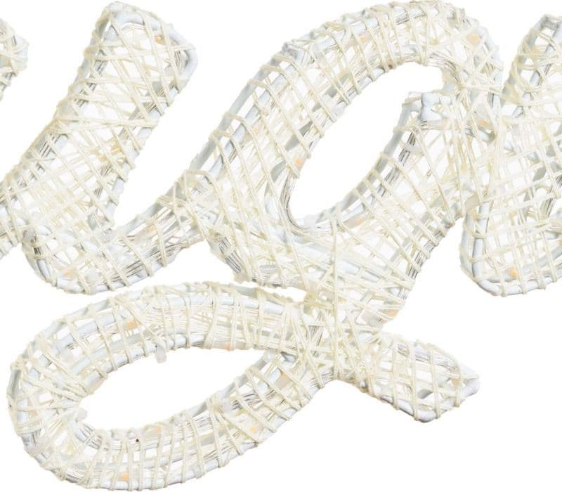 Auguri 3D con telaio bianco pixel MicroLed traditional per decorazioni natalizie - 3
