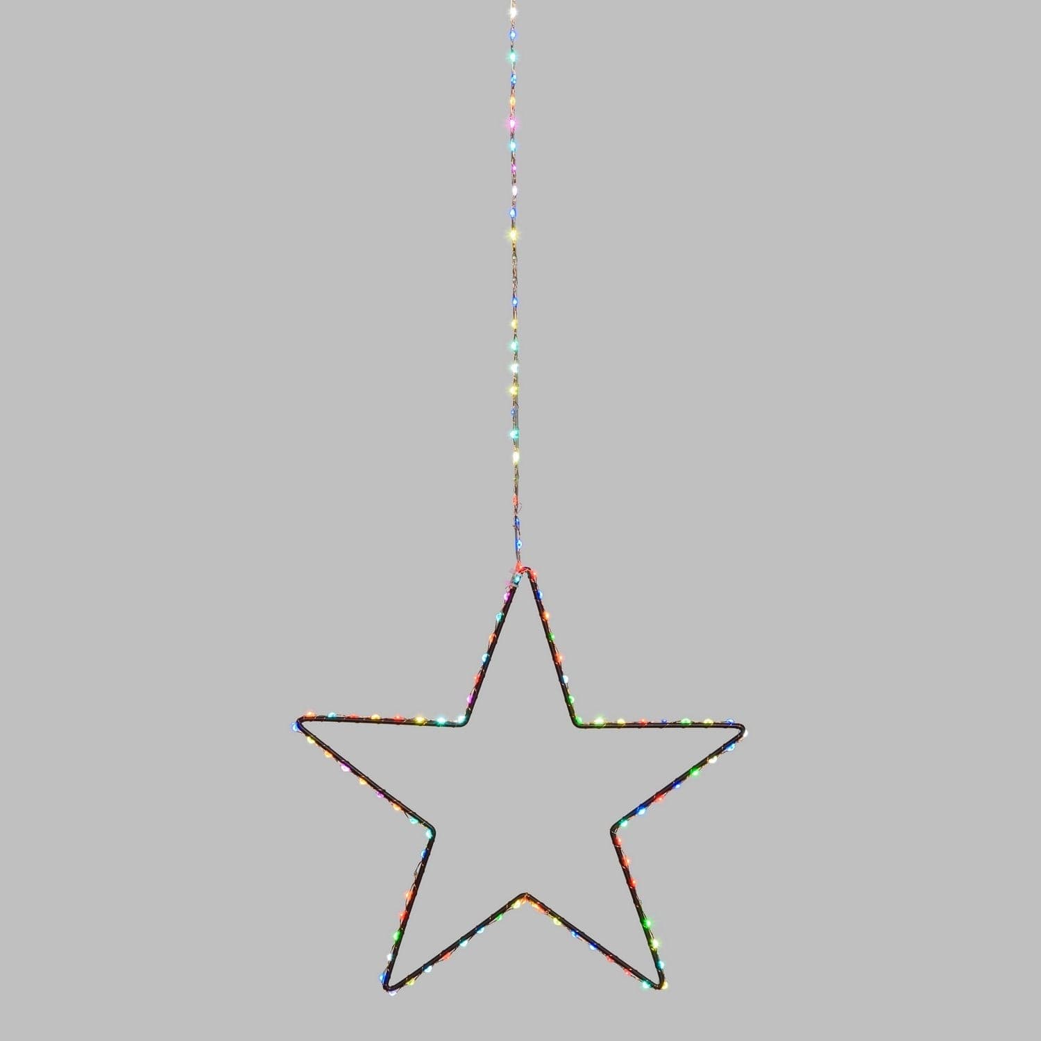 Stella luminosa con luce multicolore RGB a led da appendere per interno ed esterno - 3