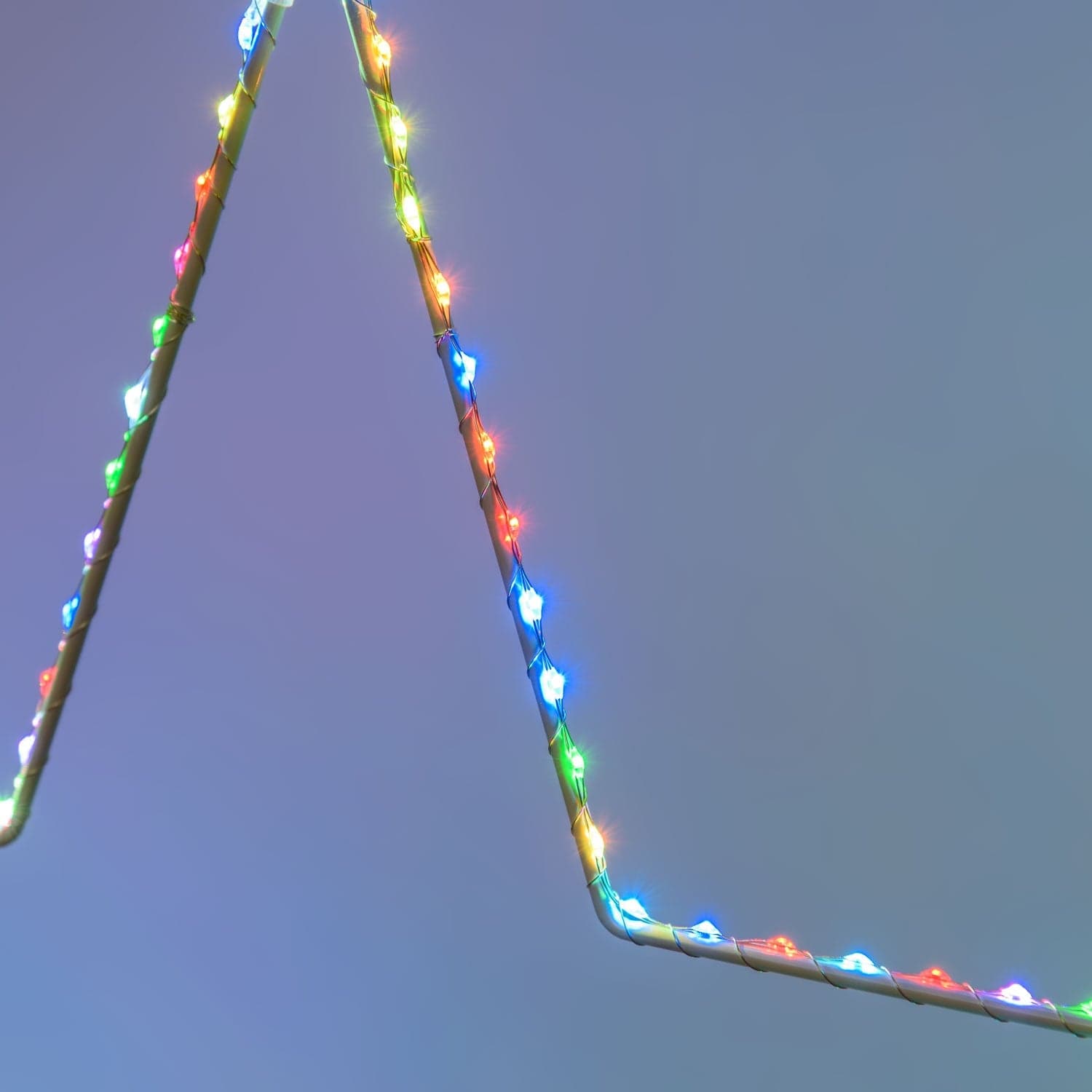 Stella luminosa con luce multicolore RGB a led da appendere per interno ed esterno - 4
