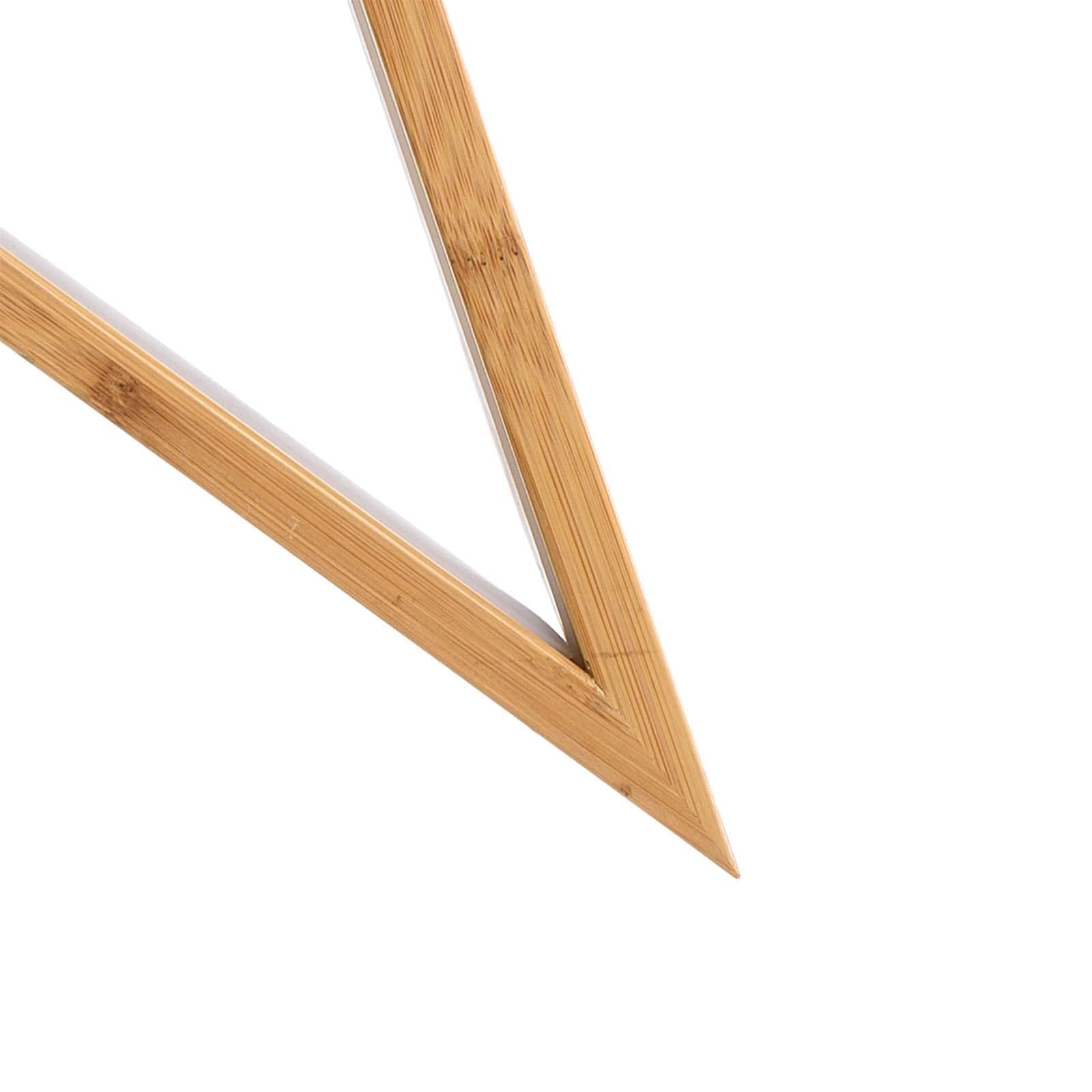 Stella sospesa in legno a led ø 55 cm decorazioni natalizie da interno luce calda - 3