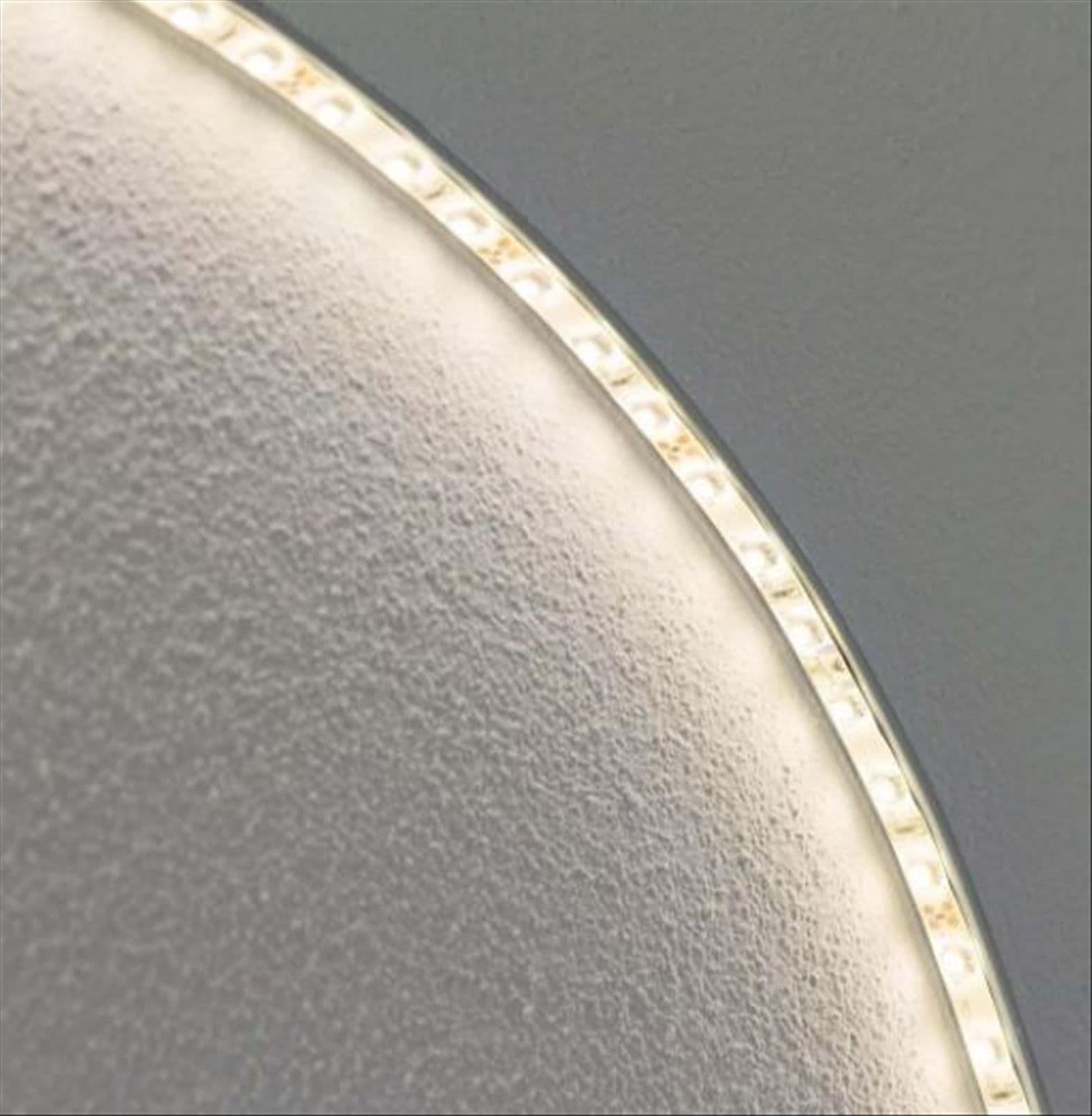 Decorazione luminosa cerchio con strip led decorazioni natalizie per esterno h 40 cm - 2