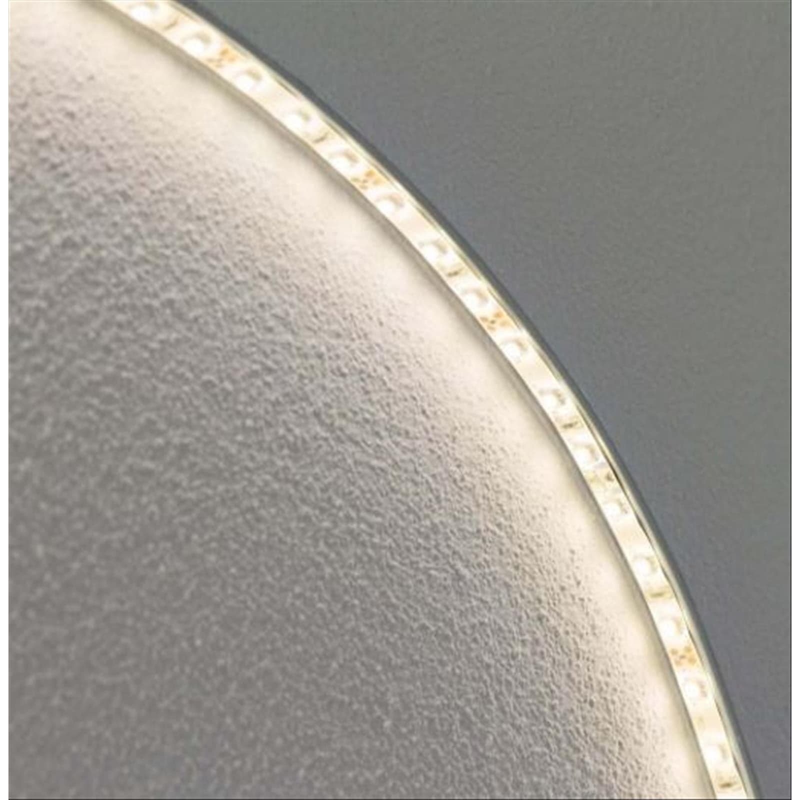 Decorazione luminosa cerchio con strip led decorazioni natalizie per esterno h 40 cm - 2
