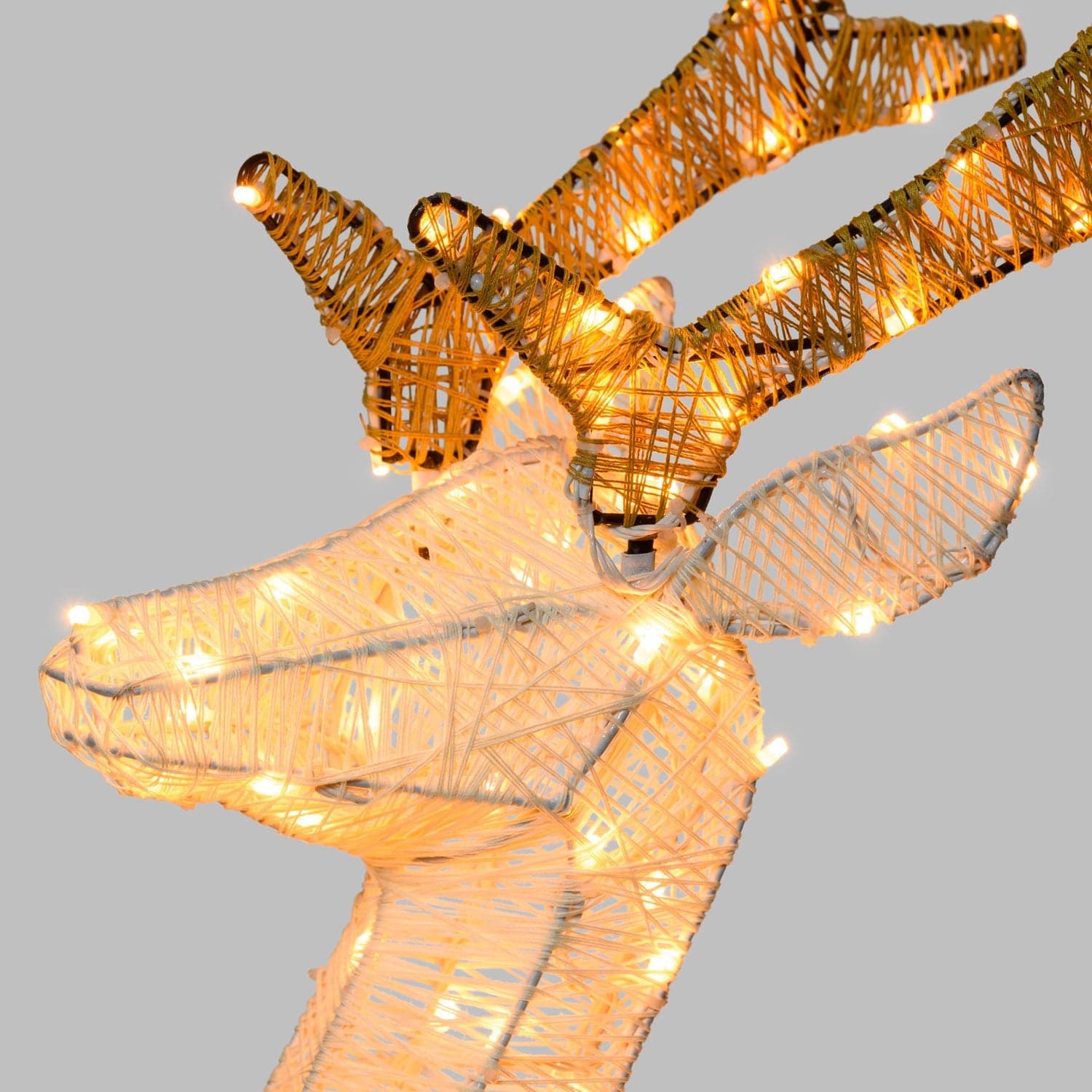 Renna 3D luminosa con LED LHC Traditional da Ø 5 mm, con cavo di alimentazione - 17