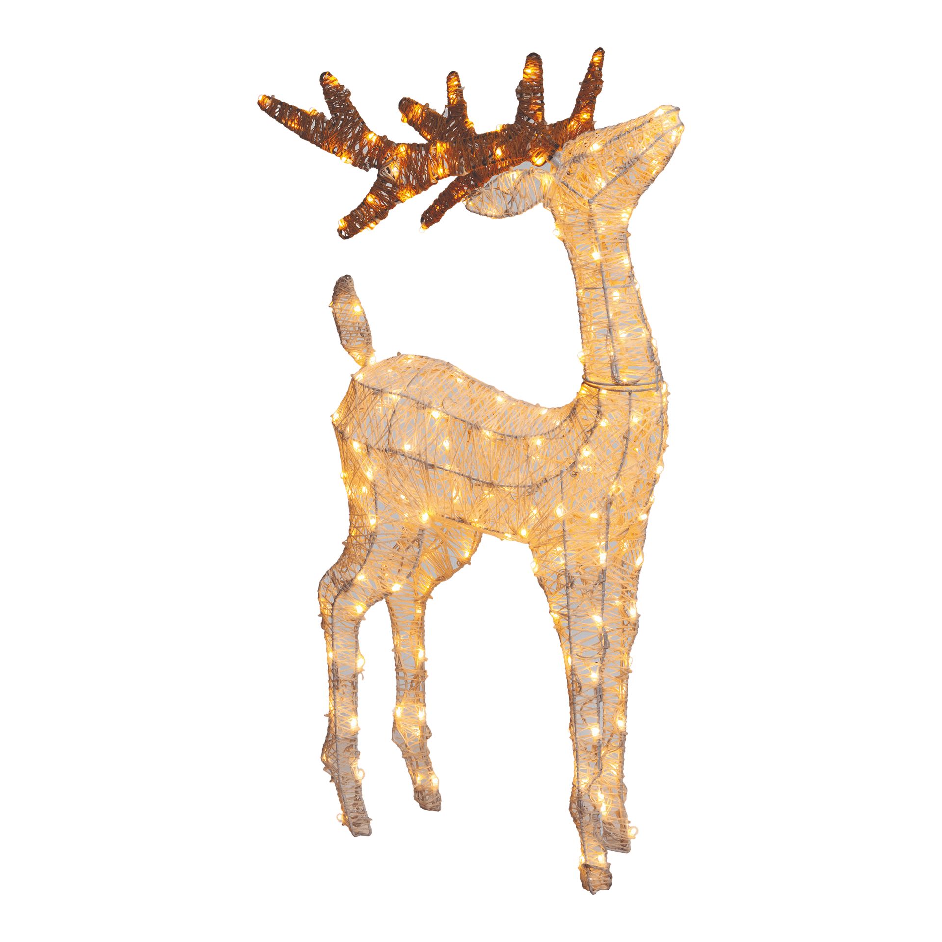 Renna 3D luminosa con LED LHC Traditional da Ø 5 mm, con cavo di alimentazione - 6