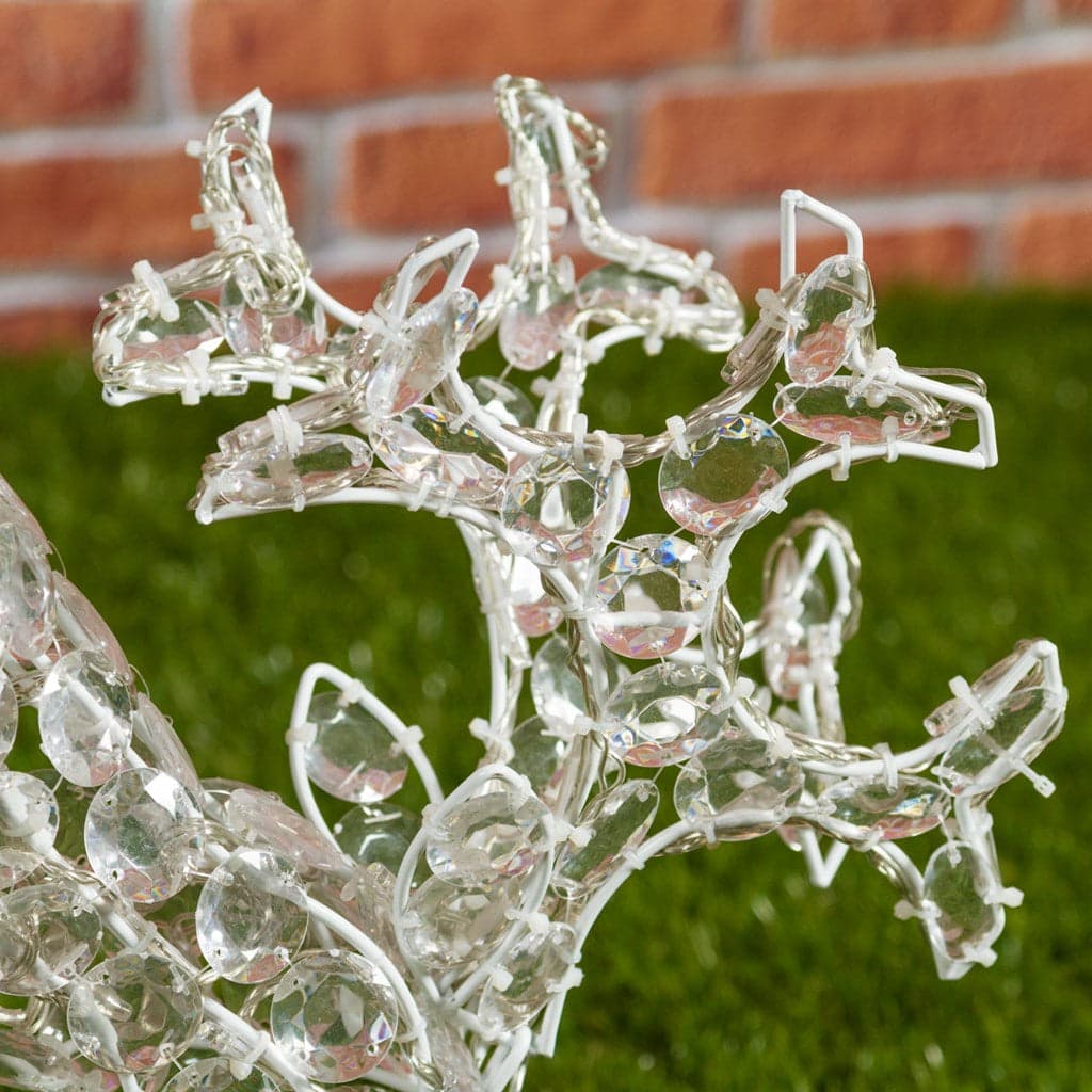 Renna natale che bruca luminosa da esterno luce fredda 200 led decorazioni natalizia - 9