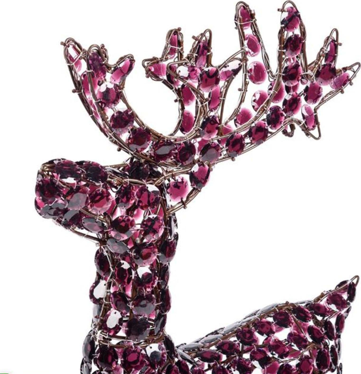 Renna a led marrone luce calda h 85 cm per esterno natale decorazione natalizia - 8