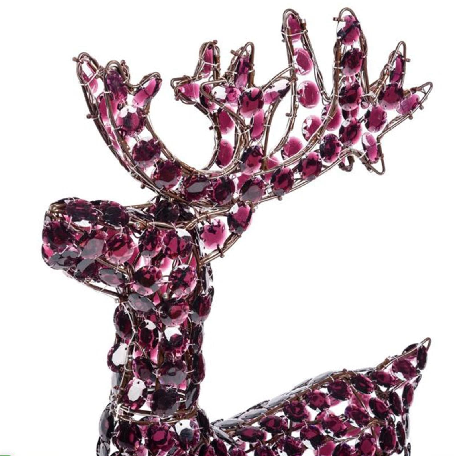 Renna a led marrone luce calda h 85 cm per esterno natale decorazione natalizia - 8
