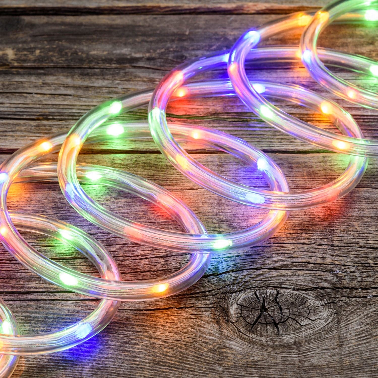 Tubo luminoso gocce led Ø10 mm per addobbi e decorazioni natalizie - 3