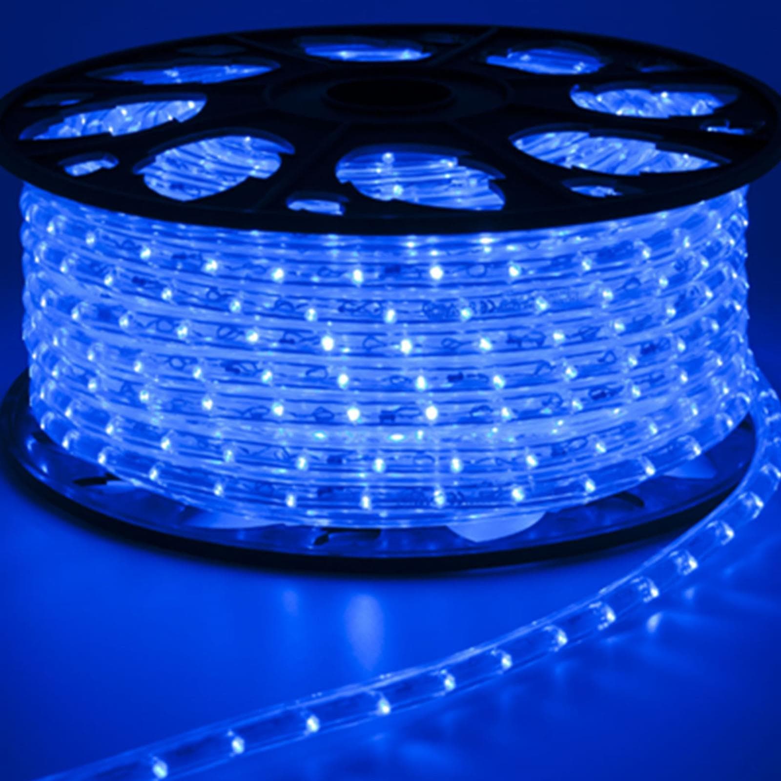 Tubo luminoso a led Ø 13 mm decorazione natalizia luce fissa da esterno 50 mt - 4