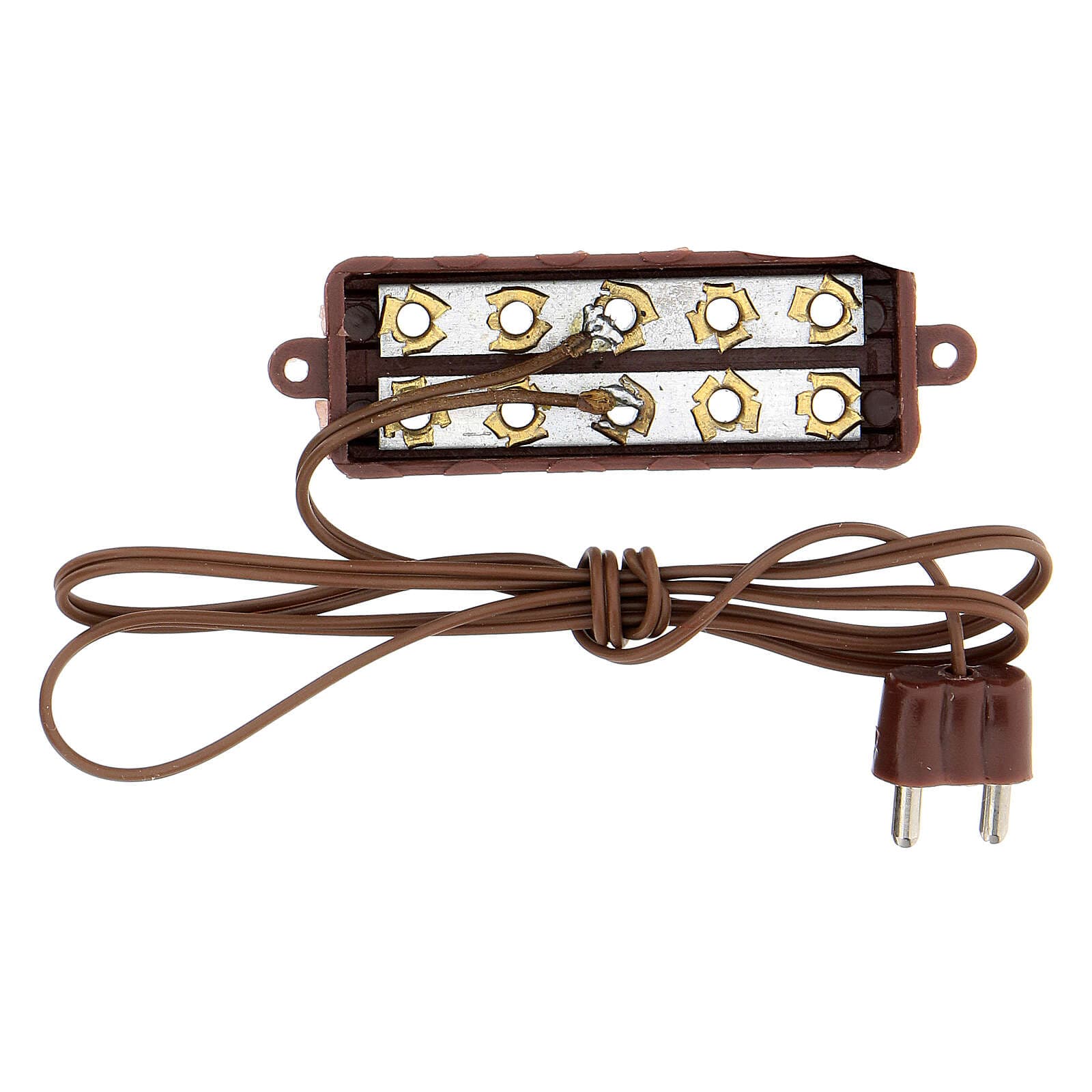 Ciabatta multipresa per luci presepe con 5 prese 3,5 e 4,5 v - 2