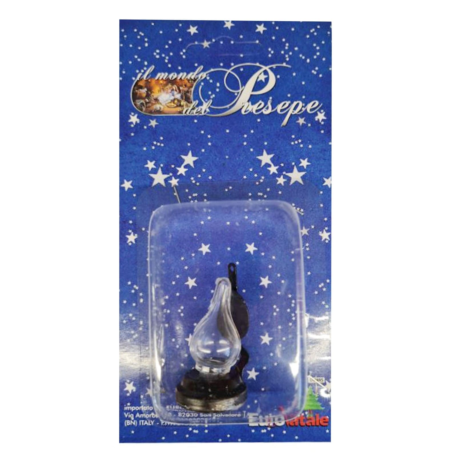 Lume lanterna natalizia per presepe in plastica e metallo h 4 cm - 2