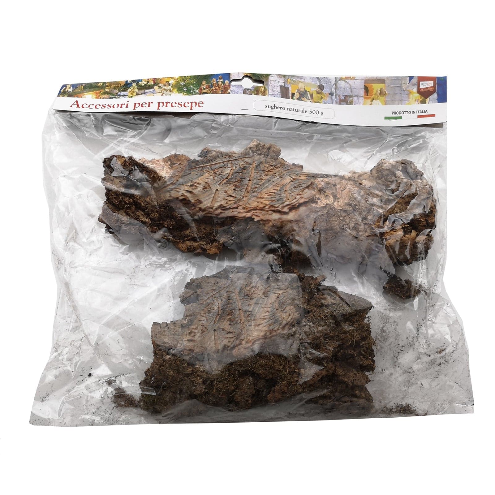 Corteccia di sughero naturale per presepe decorazione realistica - 3