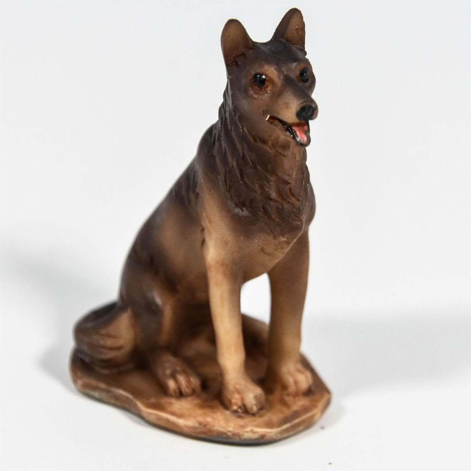 Animali per presepe in poliresina dipinti a mano statuine da fattoria h 7 cm - 7