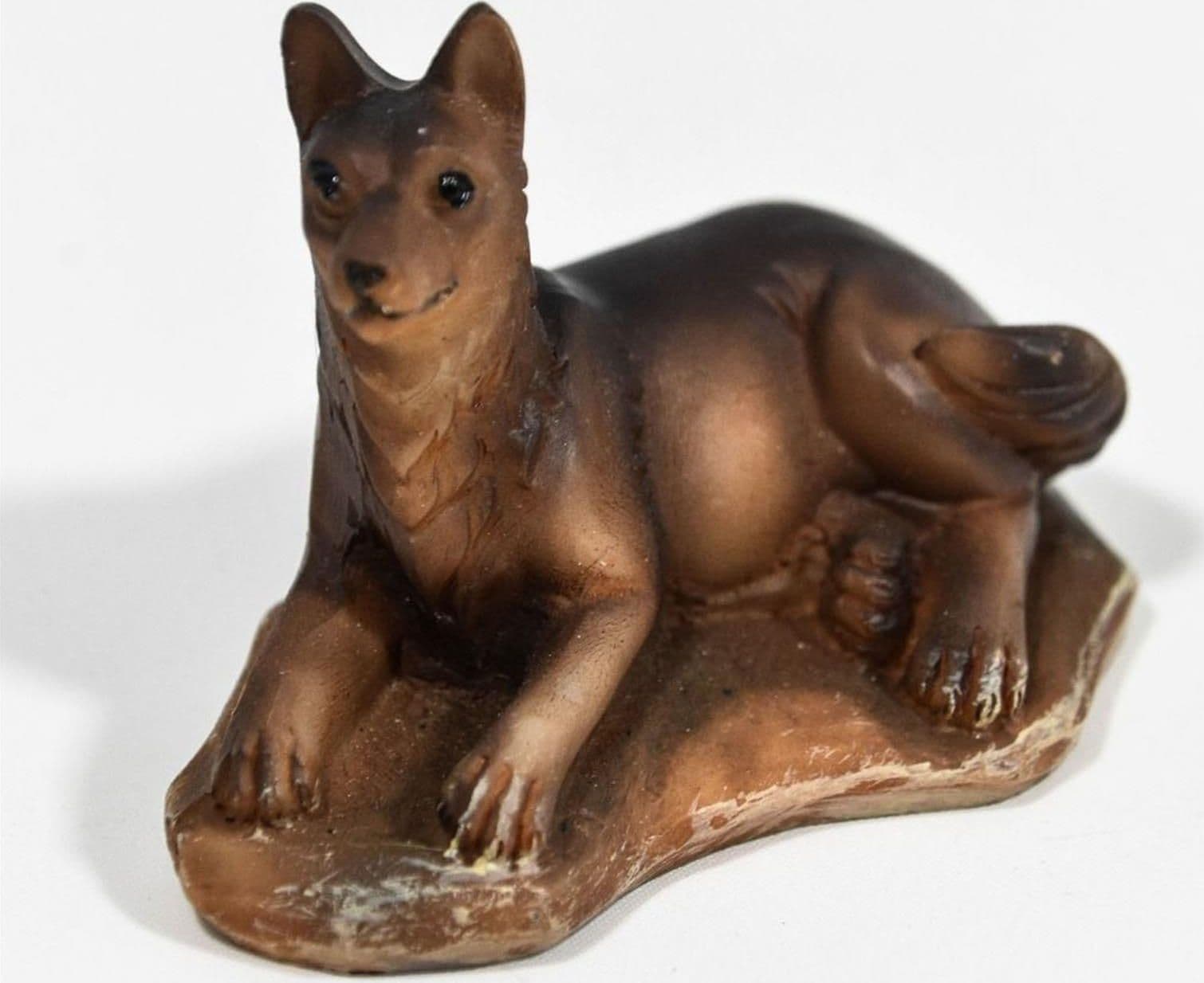 Animali per presepe in poliresina dipinti a mano statuine da fattoria h 2,5 cm - 3