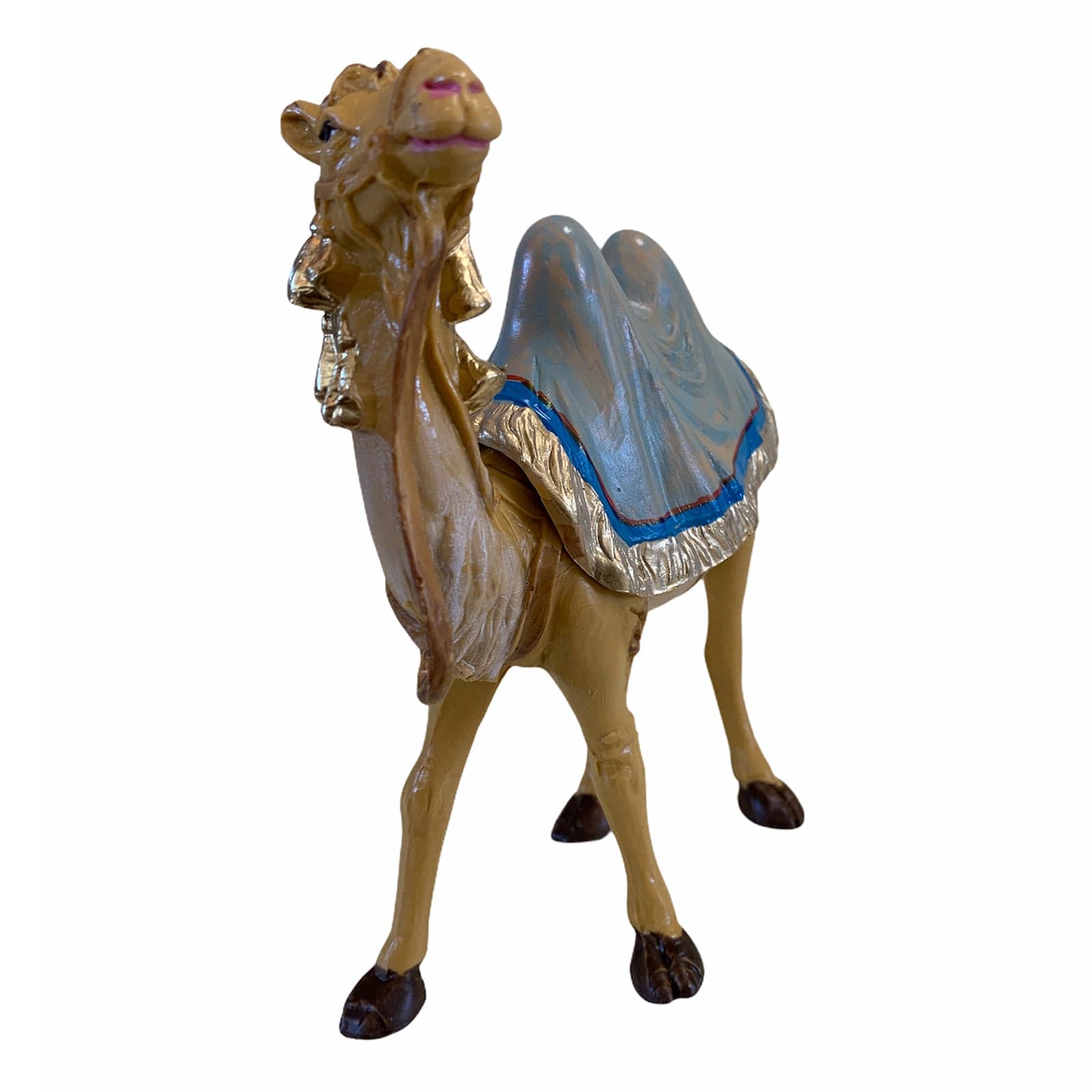 Cammello dei re magi per presepe h 16 cm natività decorazione natalizia in resina - 2