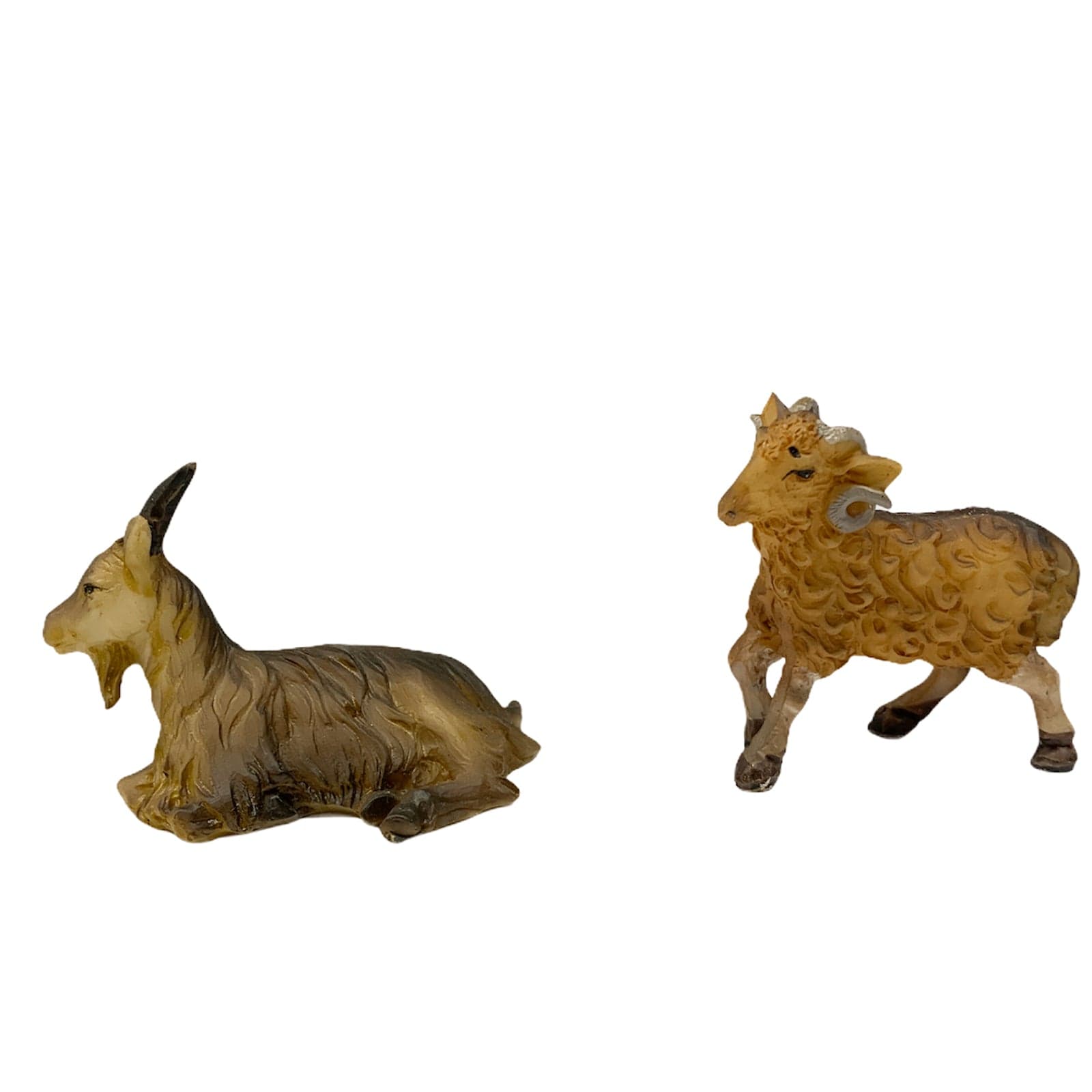Caprette in Poliresina statuine per presepe in resina h 4 cm 12 pezzi - 2