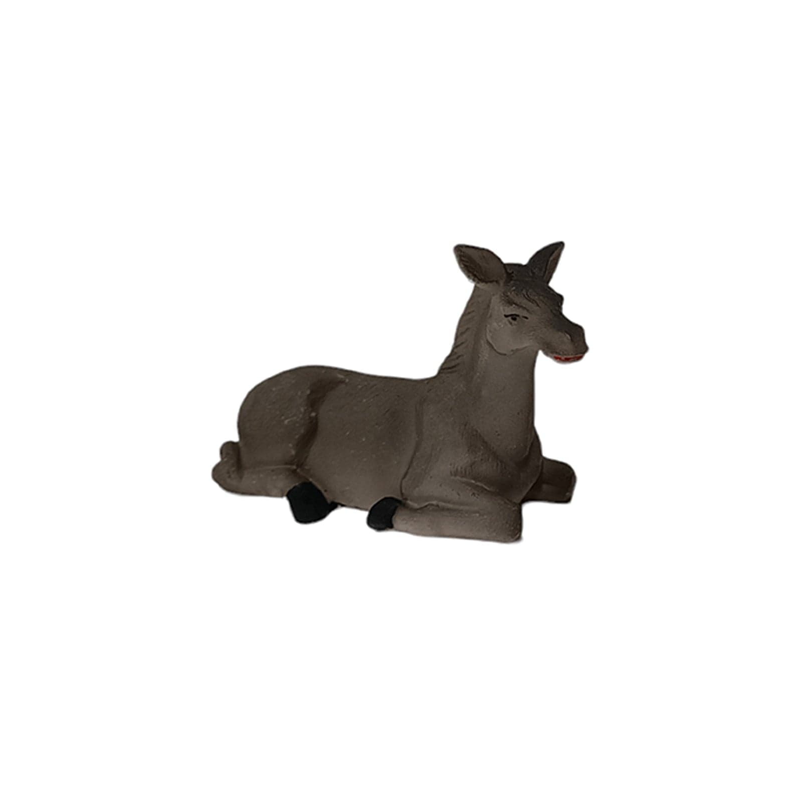 Asinello e Bue seduti in PVC decorazione natalizia per presepe - 3