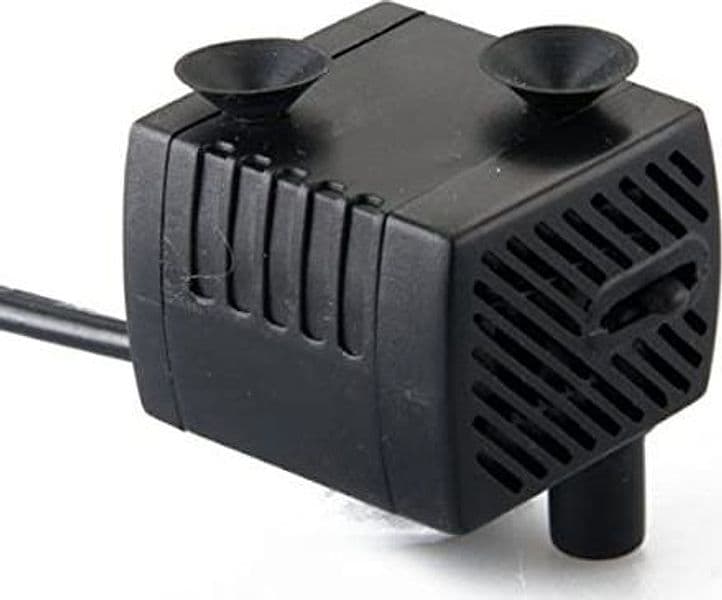 Pompa sommersa 3 W ricircolo acqua, motorino per cascata e fontana del presepe flusso regolabile - 4