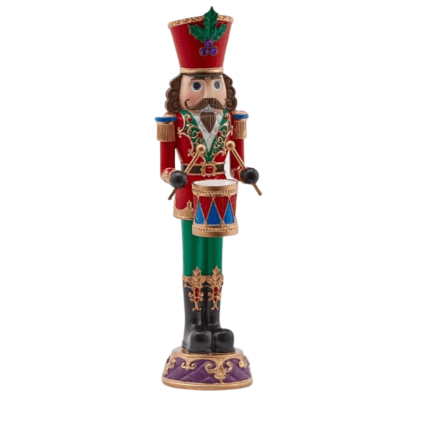 Soldatino natalizio Multicolor statuetta decorativa da h 35 cm - 3
