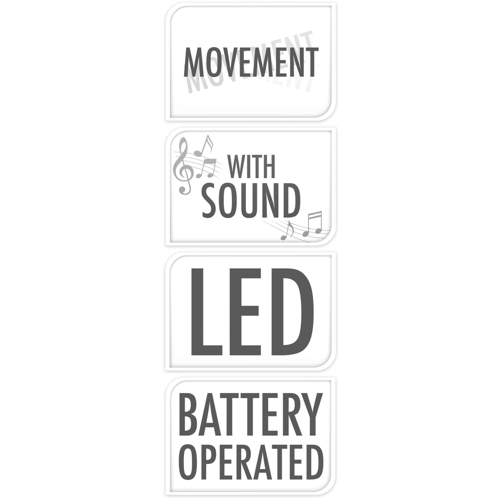 Renna con animazioni, movimenti e suoni, a batteria, decorazione natalizia da 95 cm - 2