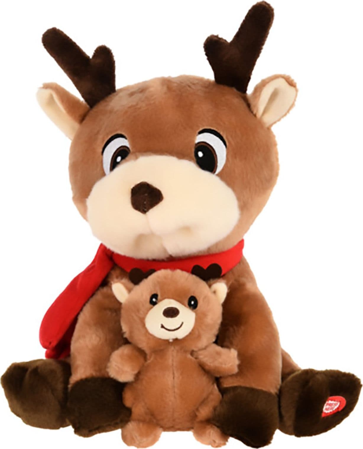 Peluche natalizio con animazioni e suoni, decorazione per interno - 2