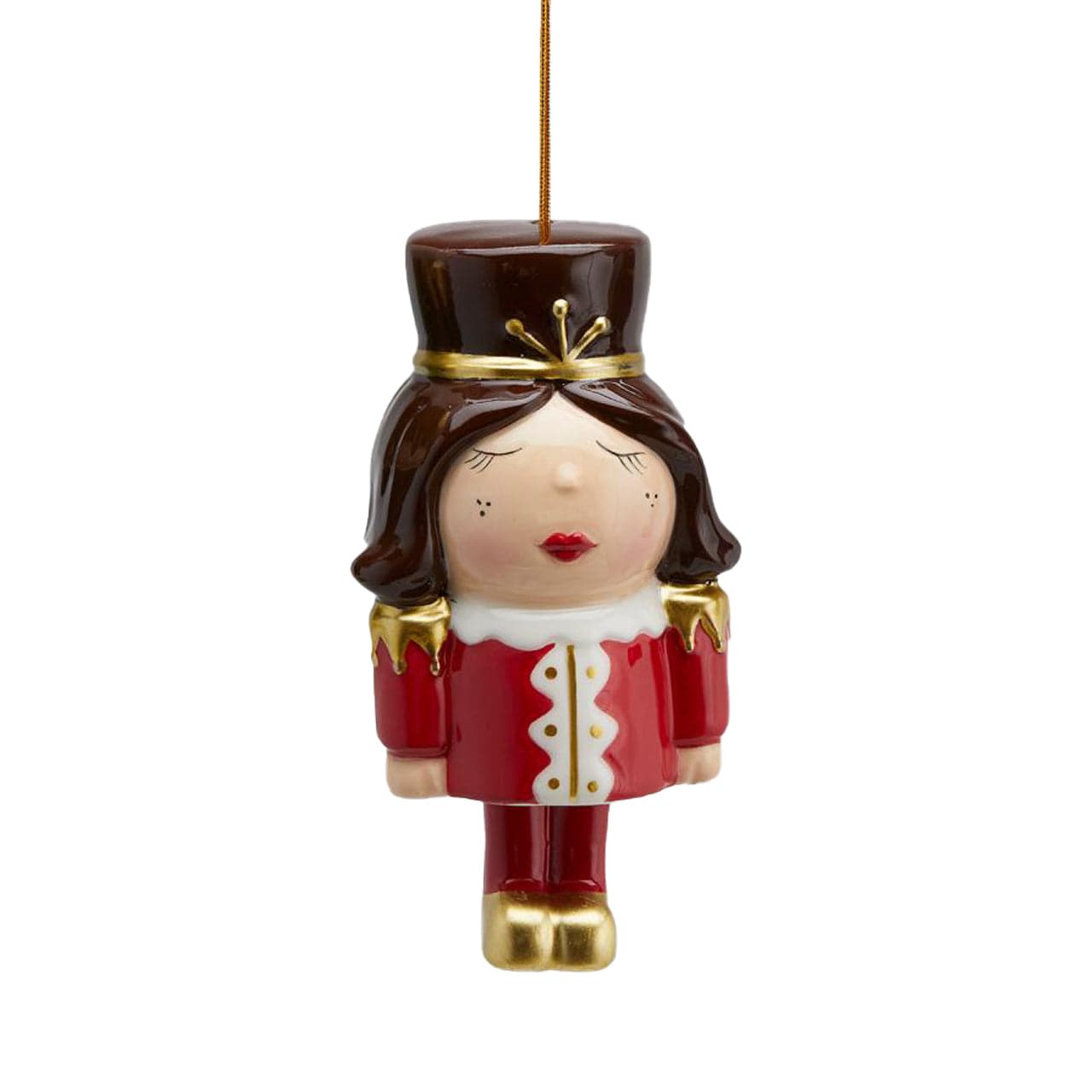 Soldatino natalizio decorativo appendibile all'albero di Natale con corda - 2