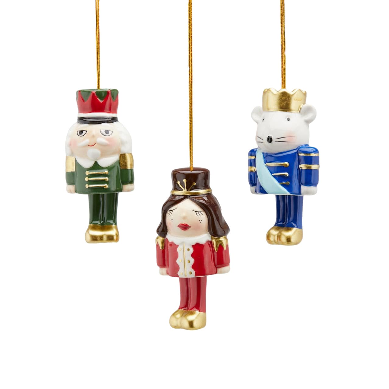 Soldatino natalizio decorativo appendibile all'albero di Natale con corda - 5