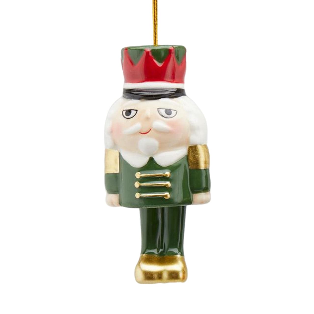 Soldatino natalizio decorativo appendibile all'albero di Natale con corda - 7
