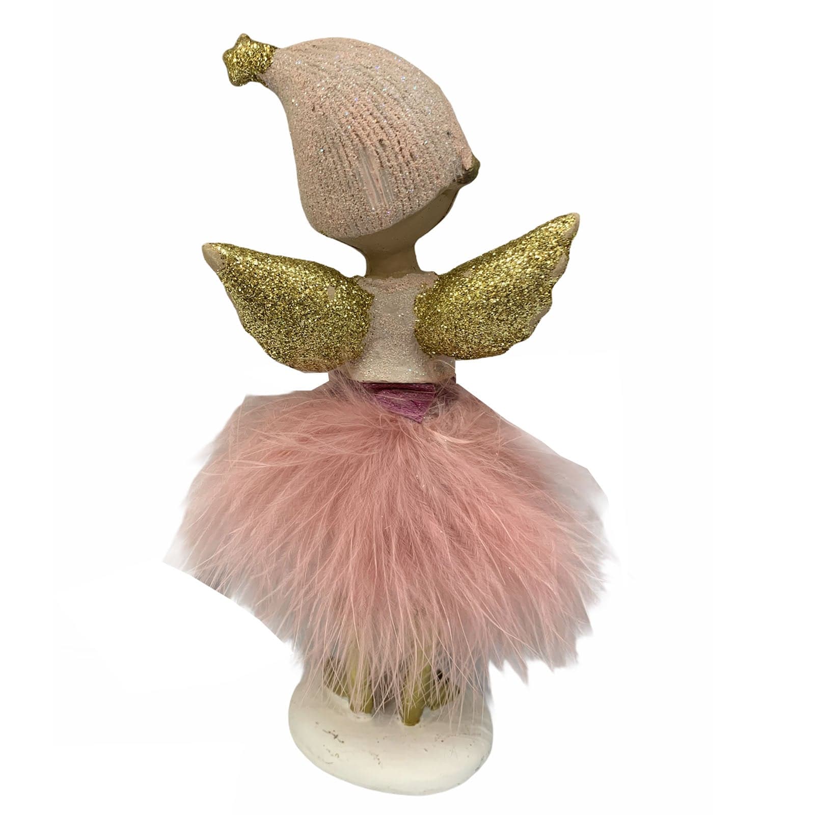 Statuetta "Clara" Ballerina dello schiaccianoci con Tutù natalizio Rosa in poli-resina h 20 cm - 4