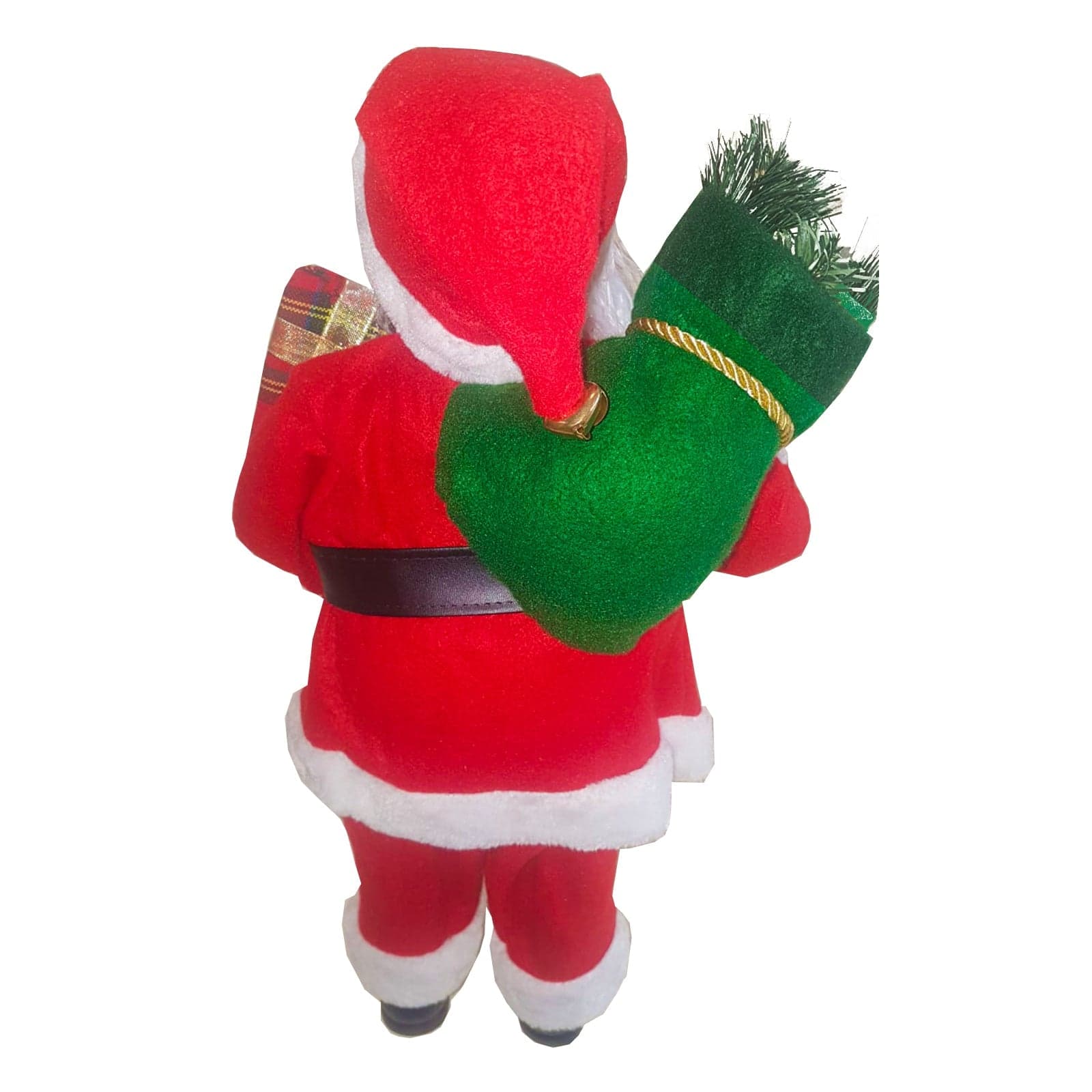 Babbo natale decorazione natalizia pupazzo con vestiti rossi tradizionali - 4