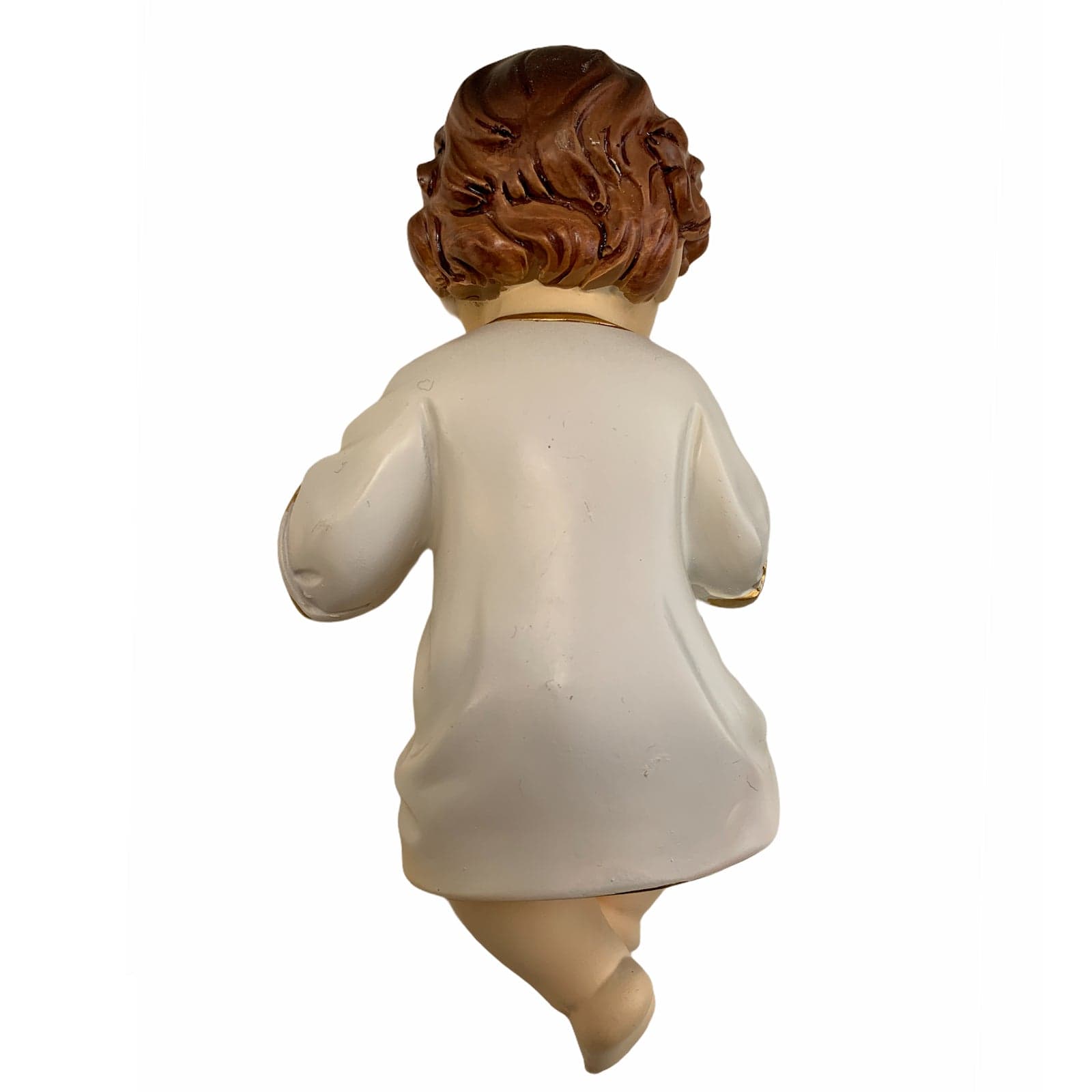 Gesù bambino senza culla bambinello per presepe in poliresina h 17 cm - 2