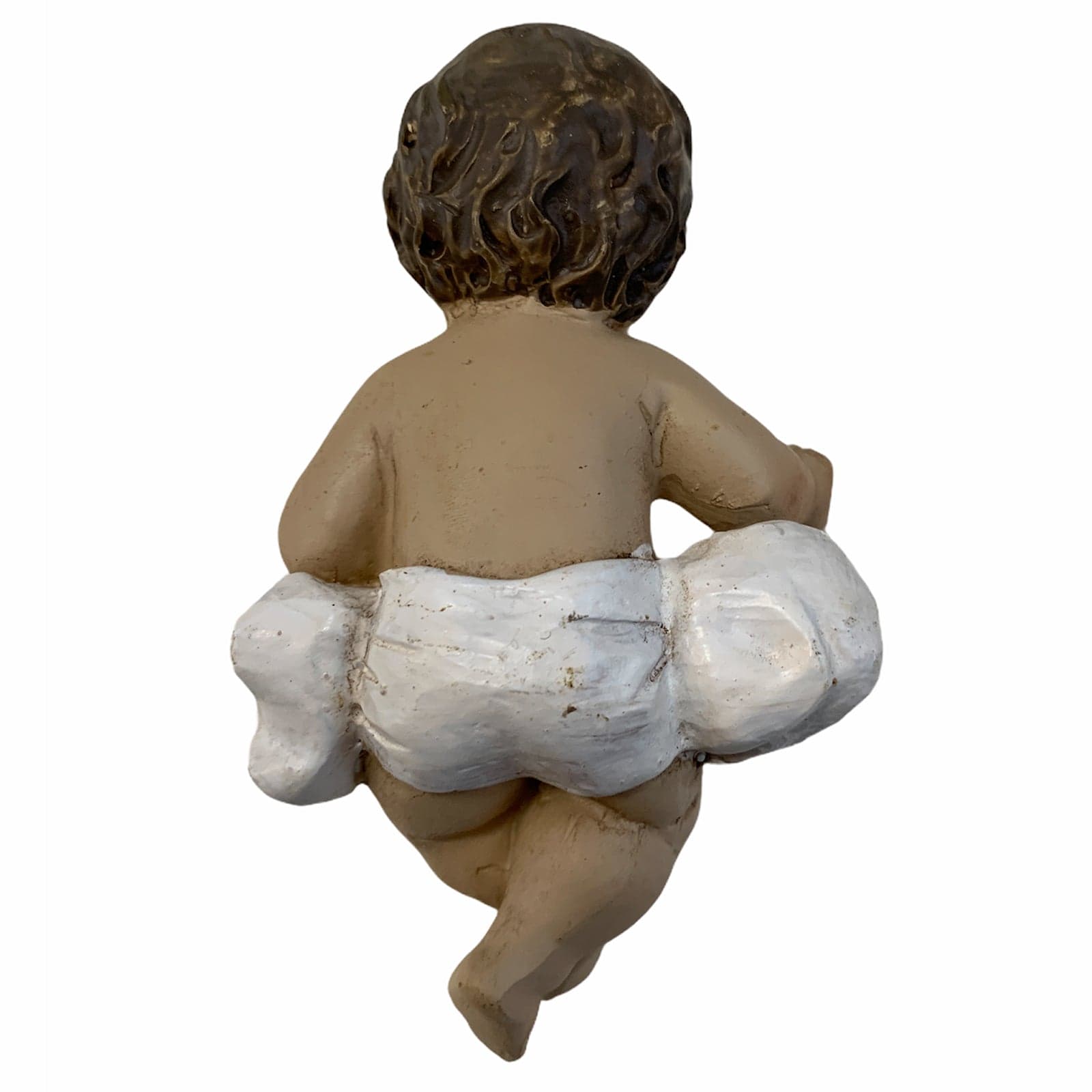 Gesù bambino senza culla 9 cm statua bambinello per presepe in poliresina natività - 2
