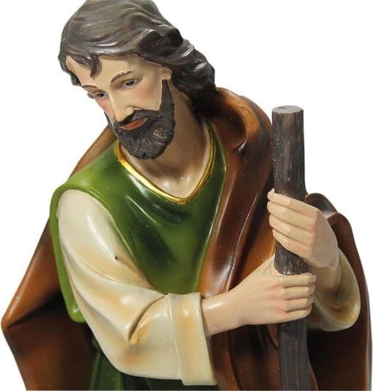 Natività completa con re magi h 40 cm presepe in poli-resina 11 soggetti - 2