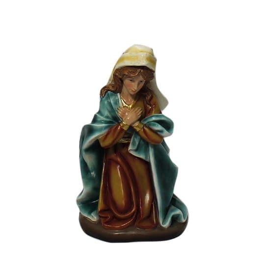 Natività completa con re magi h 40 cm presepe in poli-resina 11 soggetti - 3