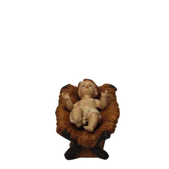 Natività completa con re magi h 40 cm presepe in poli-resina 11 soggetti - 4